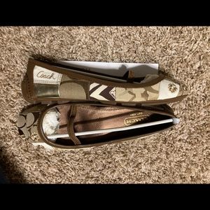 Ballet brown patchwork lats